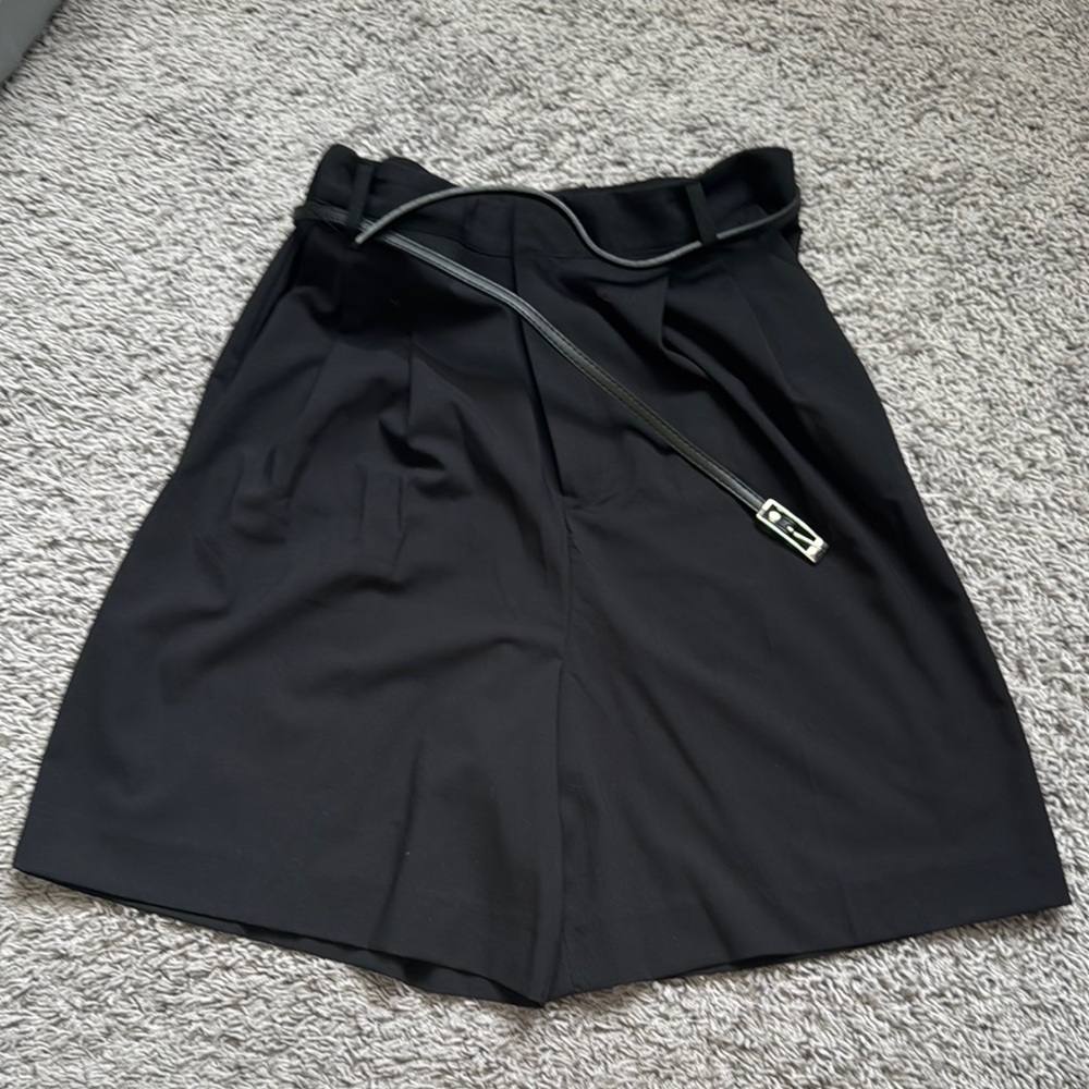 Zara Black High Waist Shorts